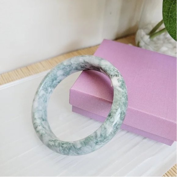 100% Genuine Jadeite Bangle 61mm NWT - Picture 5 of 15